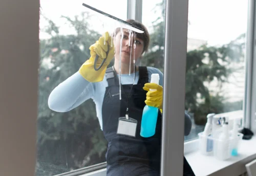 Nettoyage de vitres intérieures et extérieures à Béceleuf